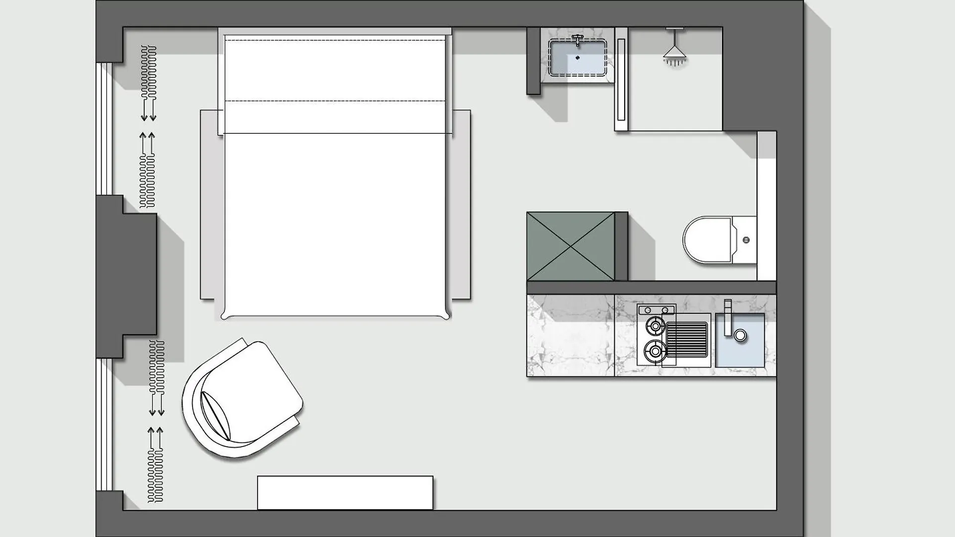 公寓 Appartement Opera Centre 巴黎 法国
